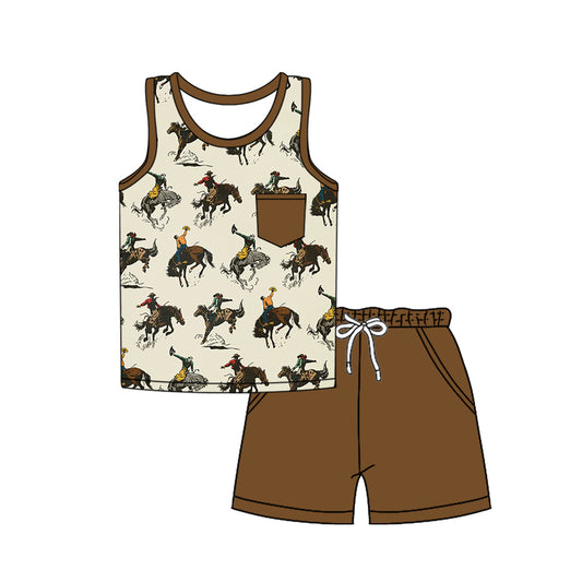 3.1BSSO1378 Brown Horse Suit