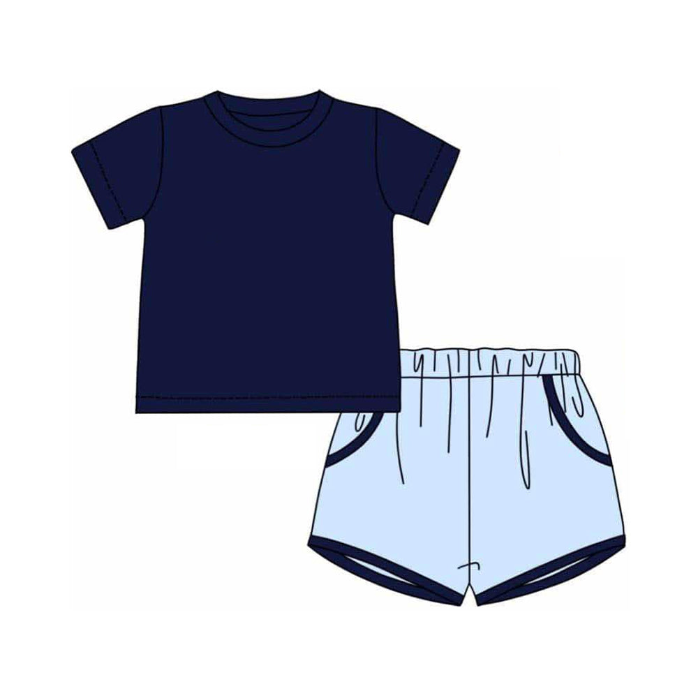 3.10BSSO1380 Navy blue boy suit