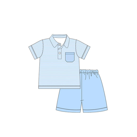 3.12BSSO1392 Blue Stripe Suit