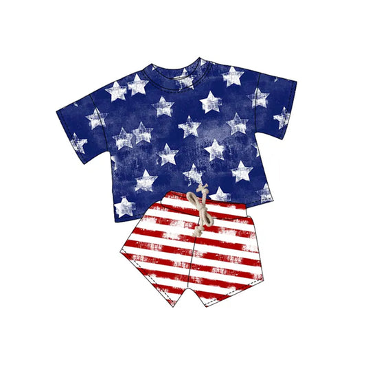 3.13BSSO1405 Flag Star Blue Set
