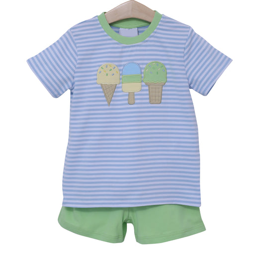 3.13BSSO1407 Ice Cream Stripe Set
