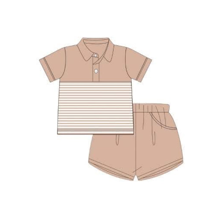 BSSO1413 Orange Stripe Suit