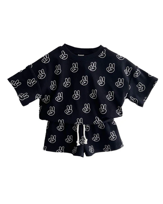 3.20BSSO1440 Black Smiley Face Set