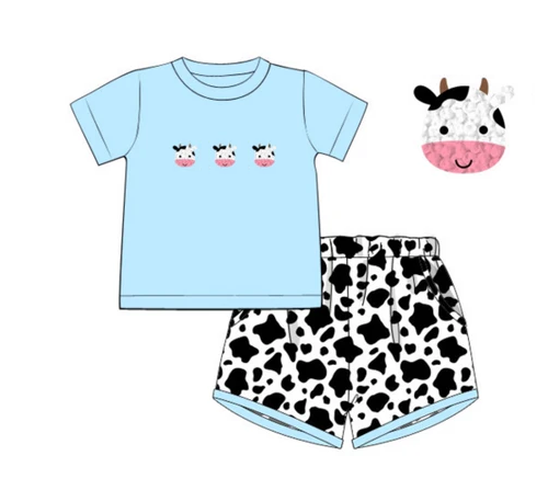 3.21BSSO1451 Cow Blue Suit