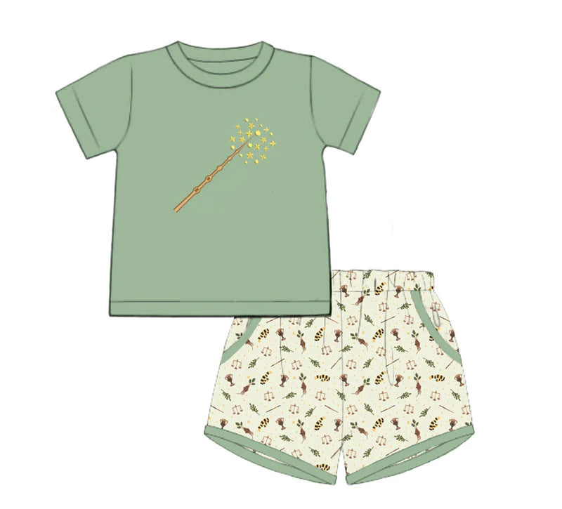 3.21BSSO1455 Cartoon Green Set