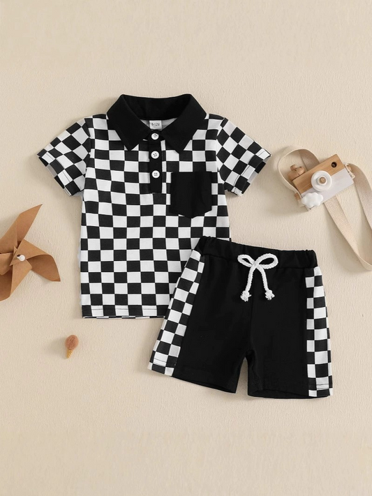 3.27BSSO1473 Black Boys Shorts