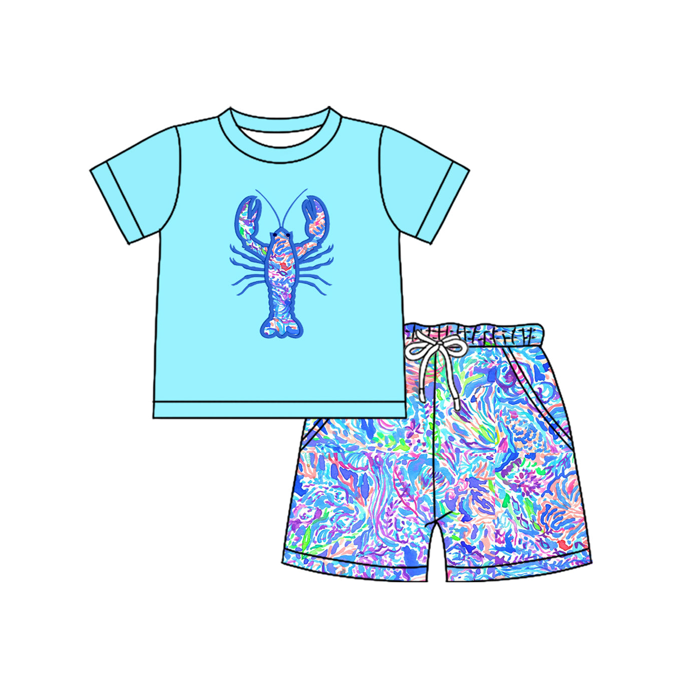 3.27BSSO1479 Lobster Blue Suit
