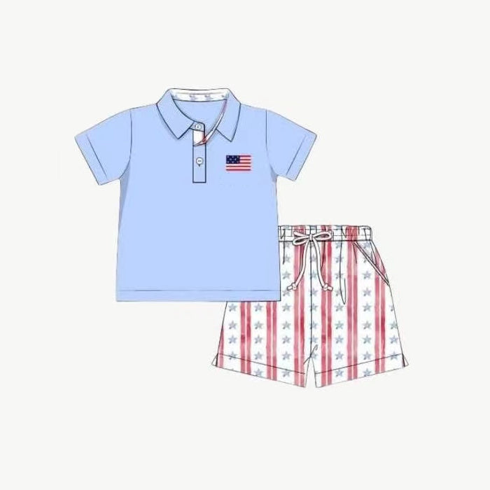 3.27BSSO1480 National Day short-sleeved suit