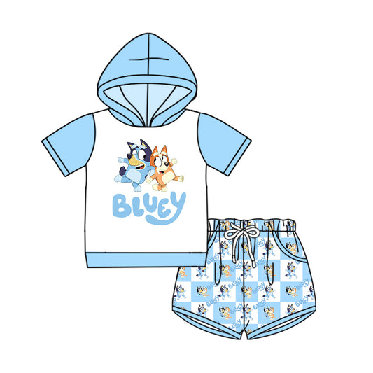6.4BSSO1518bluey hooded suit