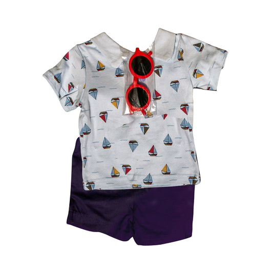 5.1BSSO1532 Sailing short sleeve suit