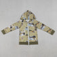 4.3 BT0346 Baby Boys Green Long Sleeve Fishing Hunting Zip Hoodie Jacket Top