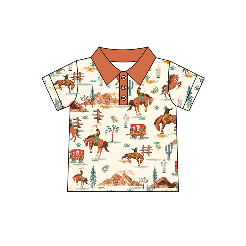 BT1182 Horse Riding Boys Top