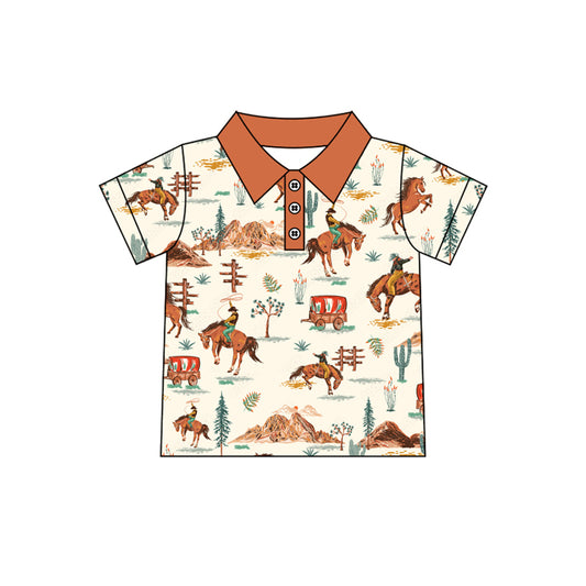 BT1182 Horse Riding Boys Top