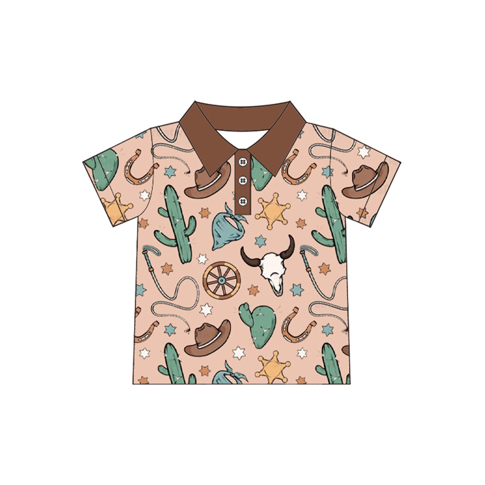 4.4BT1224 Cactus Boys Top