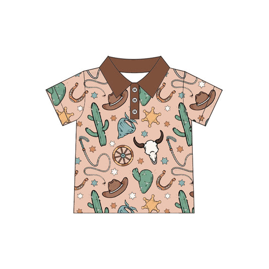 4.4BT1224 Cactus Boys Top