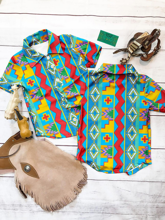 4.4BT1225 Boys blue top