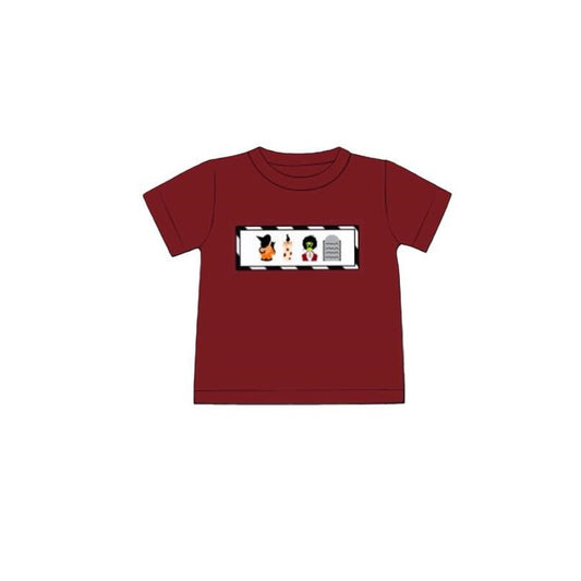 5.16BT1249 Brown Christmas Short Sleeve