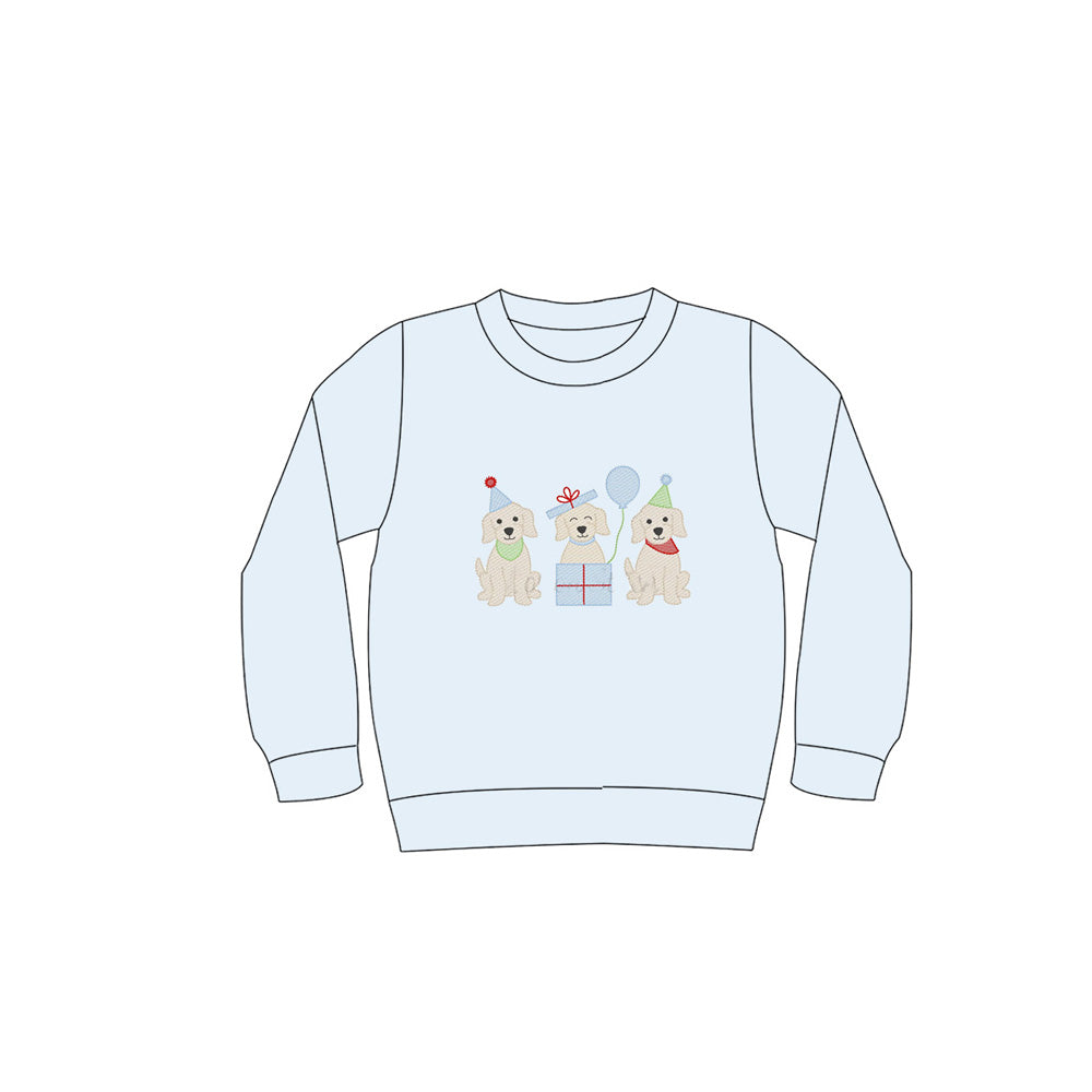 6.27BT1280 Puppy Balloon Long Sleeve Top