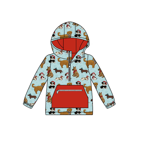 X823 BT1330 cartoon puppy long-sleeved top