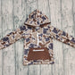 X905 BT1348 Duck Brown Camouflage Hooded Top