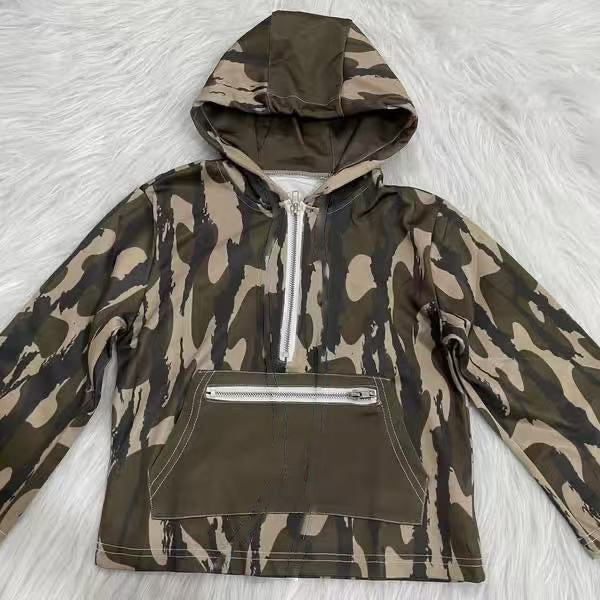 X924 BT1385 camouflage pocket top
