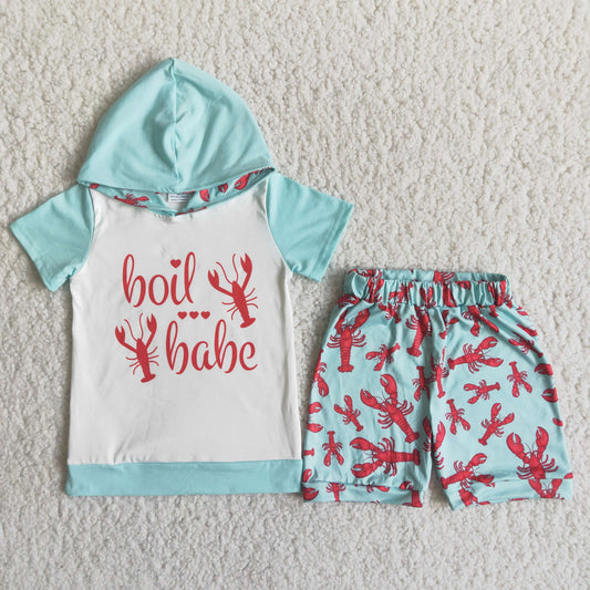 C15-40 Lobster Hooded Boys Suit