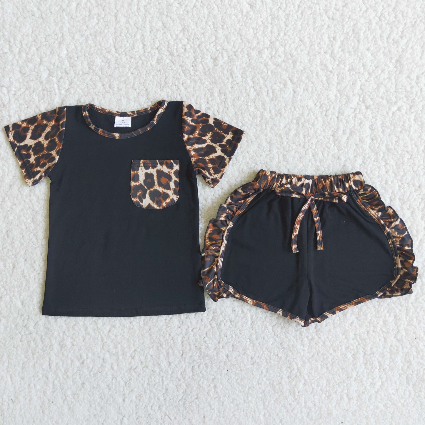 C4-12 leopard print mouth strap set