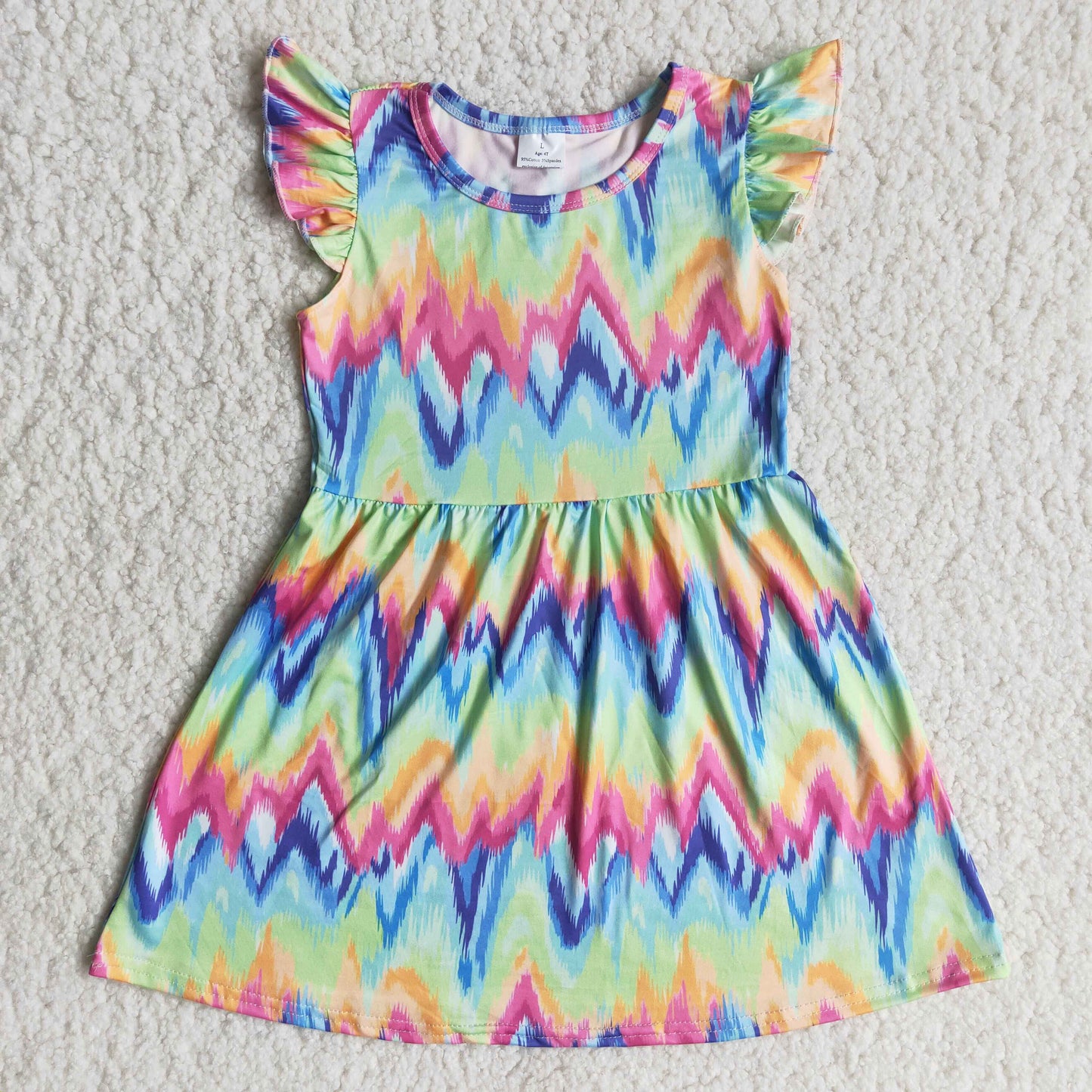 c6-2-1 Colorful girls dress