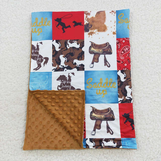 BL0055 baby newborn minky blanket west kids bed linings