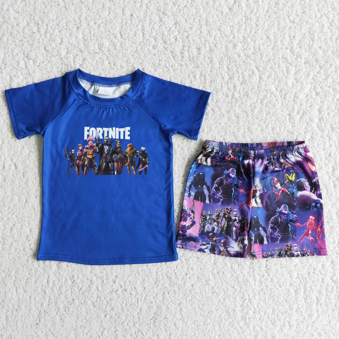 D11-14 blue cartoon suit