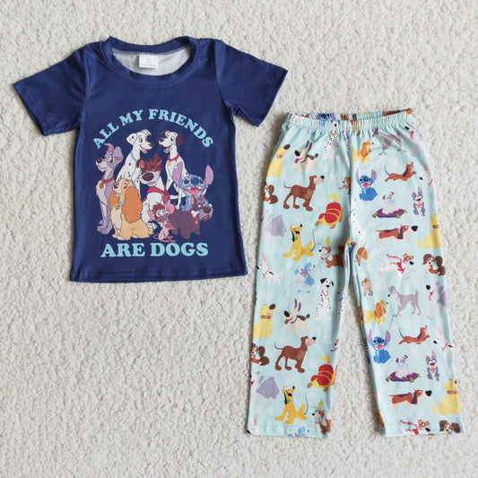 Cartoon puppy set