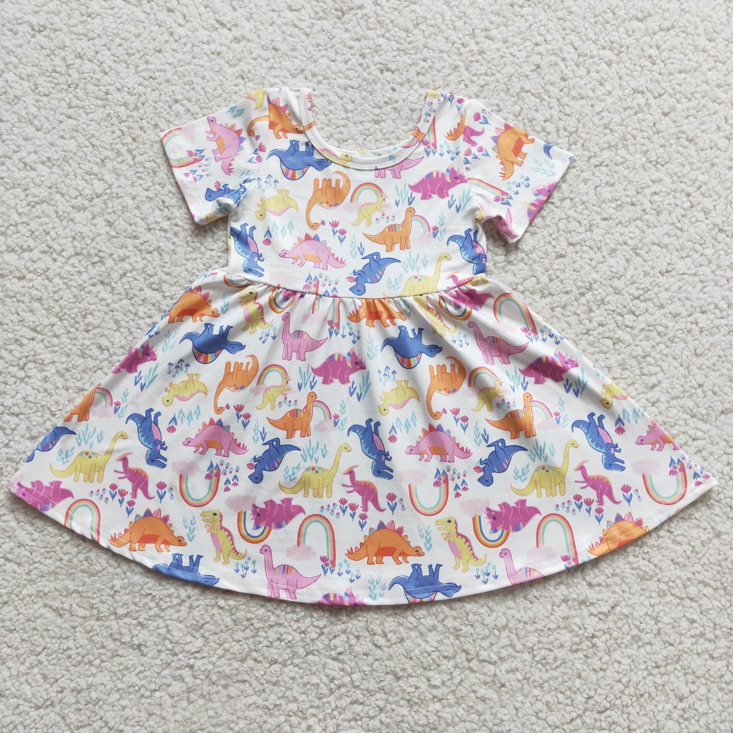 Dinosaur girls dress