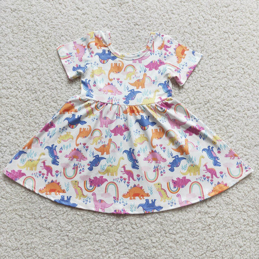 Dinosaur girls dress