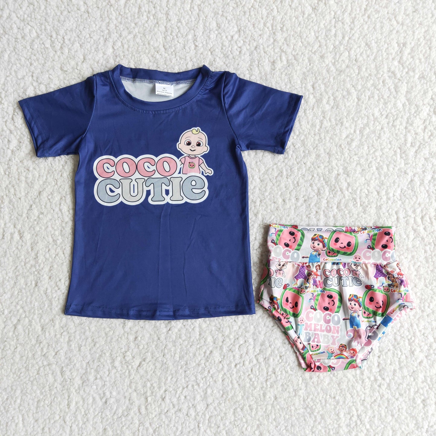 coco short-sleeved toddler clothes