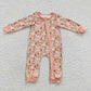 4.15zipper romper christmas girls jumpsuit baby clothes