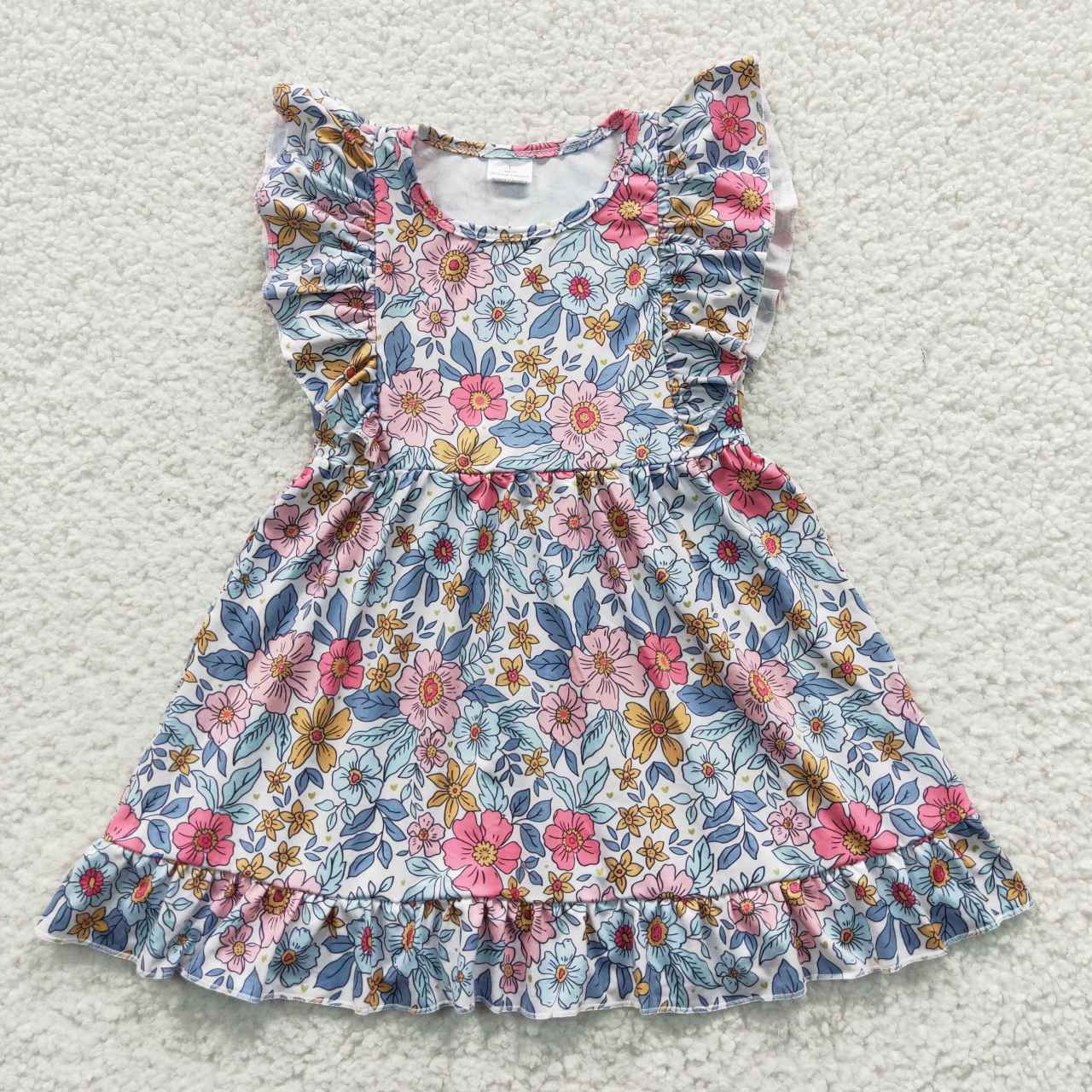 floral girl dress flower skirt kids clothing