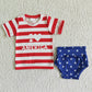 GBO0018 Baby National Day Striped Clothes