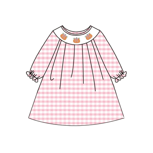 3.21GLD1024  smock pink dress