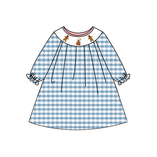 3.21GLD1029smock gingerbread dress