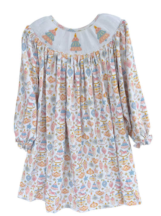 3.21GLD1030smock turkey Dress