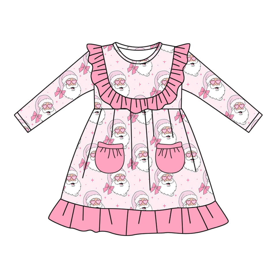5.10GLD1037 Santa Claus pocket dress