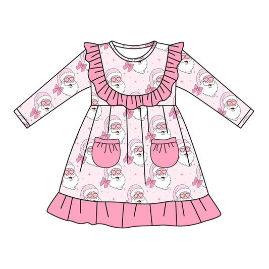 5.10GLD1037 Santa Claus pocket dress