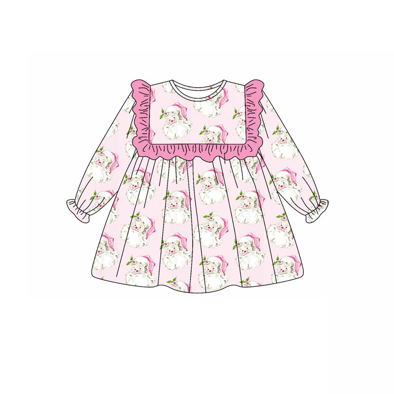 5.14GLD1045 Santa Claus pink dress