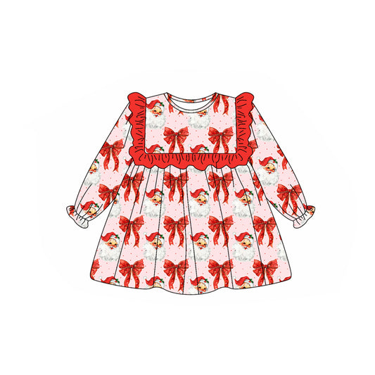 5.14GLD1047 Santa Claus Bow Dress