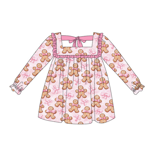 5.17GLD1061 Santa Claus pink dress
