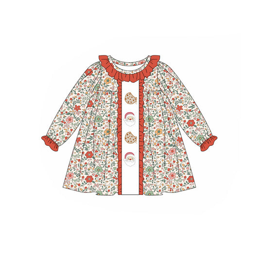 5.17GLD1062 Santa Claus Cookie Dress