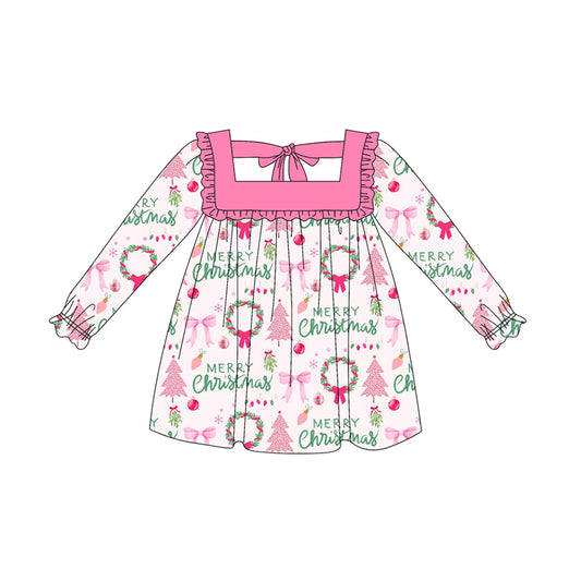 6.6GLD1119 Christmas long-sleeved dress