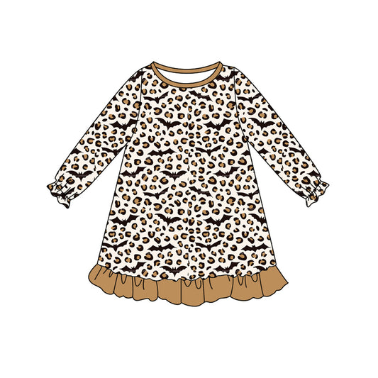 6.10GLD1125 Bat-shaped long-sleeved dress