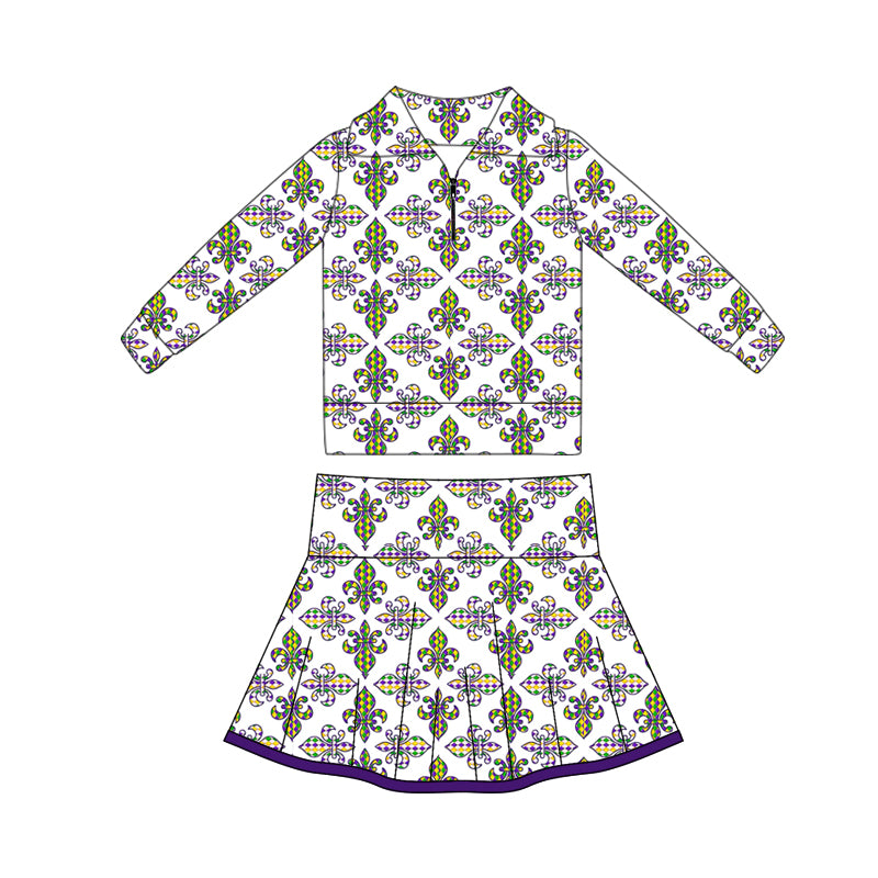 X10.21  GLD1395 Carnival Purple Yoga Suit