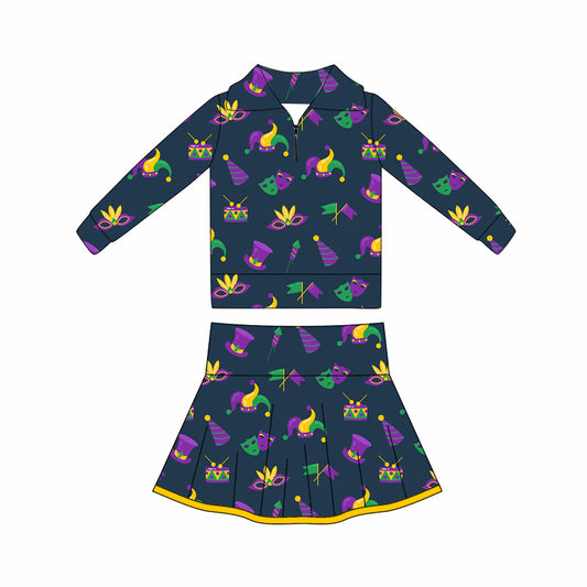 X10.21  GLD1402 Purple Carnival Yoga Wear